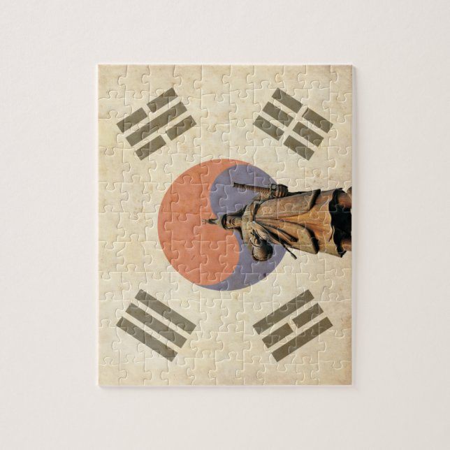 Puzzle Statue de tibia d'amiral YI bientôt avec le (Vertical)