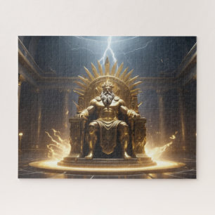 Puzzle Statue de Zeus à Olympie vu par Ai