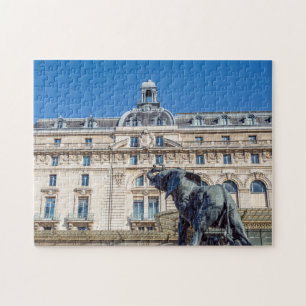 Puzzle Statue d'éléphant devant le musée d'Orsay à Paris