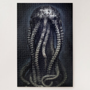 Puzzle Statue déplaisante d'un céphalopode inconnu