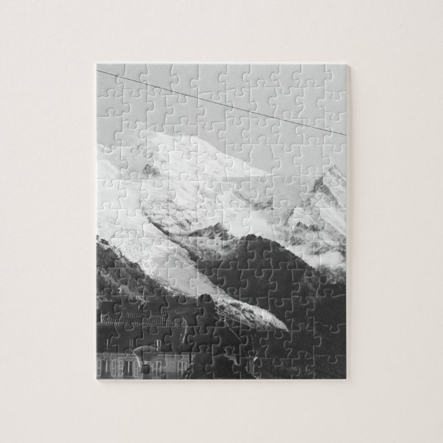 Puzzle Statue Michel-Gabriel Paccard Mont Blanc Chamonix (Vertical)