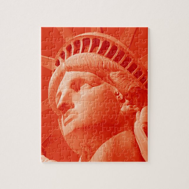 Puzzle Statue rouge de la Liberté (Vertical)