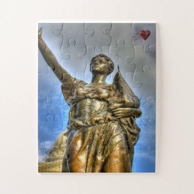 Puzzle Statue sur les droits des femmes Wisconsin (Vertical)