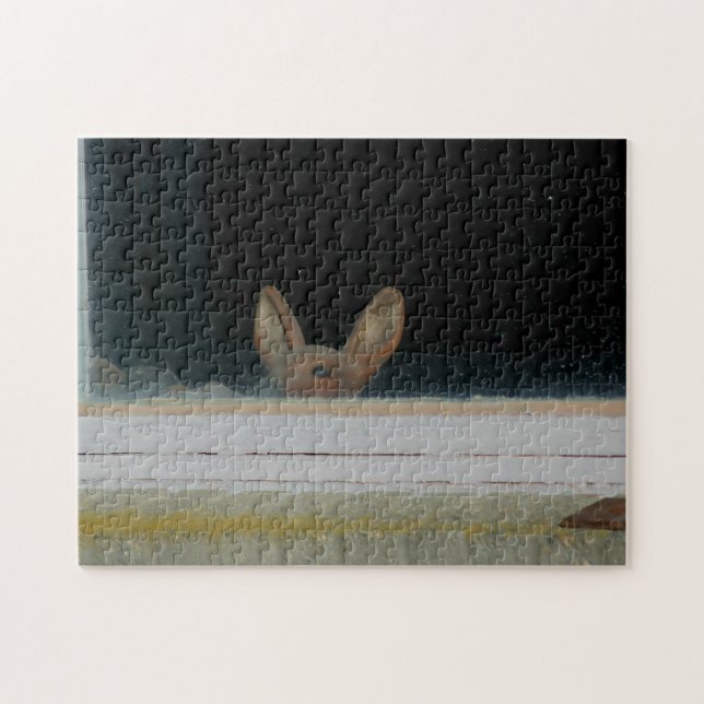 Puzzle Statue Visage Cerf Cute Pékin Fenêtre Traversée (Horizontal)