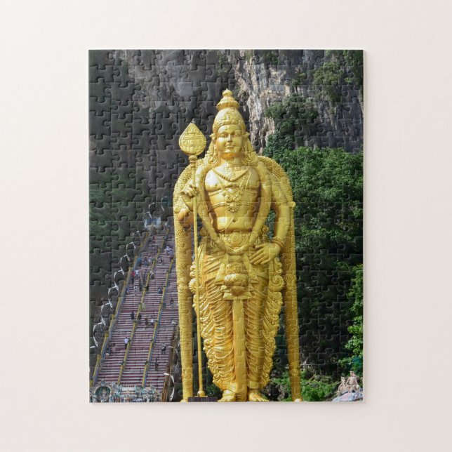 Puzzle Statues de Bouddha de Batu Caves-Malaisie. (Vertical)