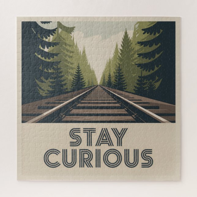 Puzzle Stay Curious (Vertical)