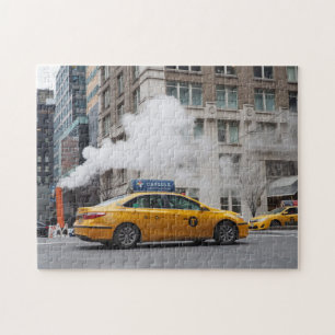 Puzzle Steamday New York City NYC Taxi Jaune Taxi Cab