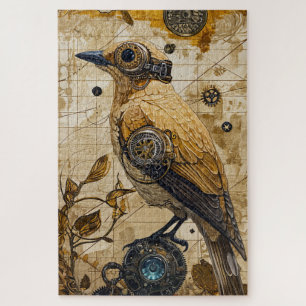 Puzzle Steampunk Bird Art Difficulté