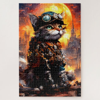 Puzzle Steampunk Cat II