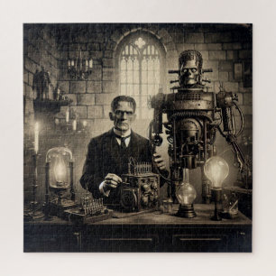 Puzzle Steampunk Dr Frankenstein Electro-mécanique