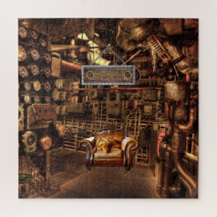 Puzzle Steampunk~Grotte de l'homme~Gages~Mètres~Pipes~