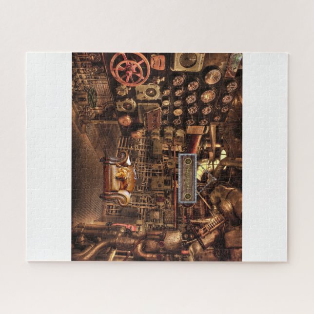 Puzzle Steampunk~Grotte de l'homme~Gages~Mètres~Pipes~ (Horizontal)