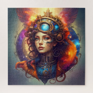 Puzzle Steampunk Hanging Portrait d'une fille