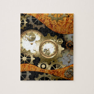 Puzzle Steampunk, horloges et vitesses