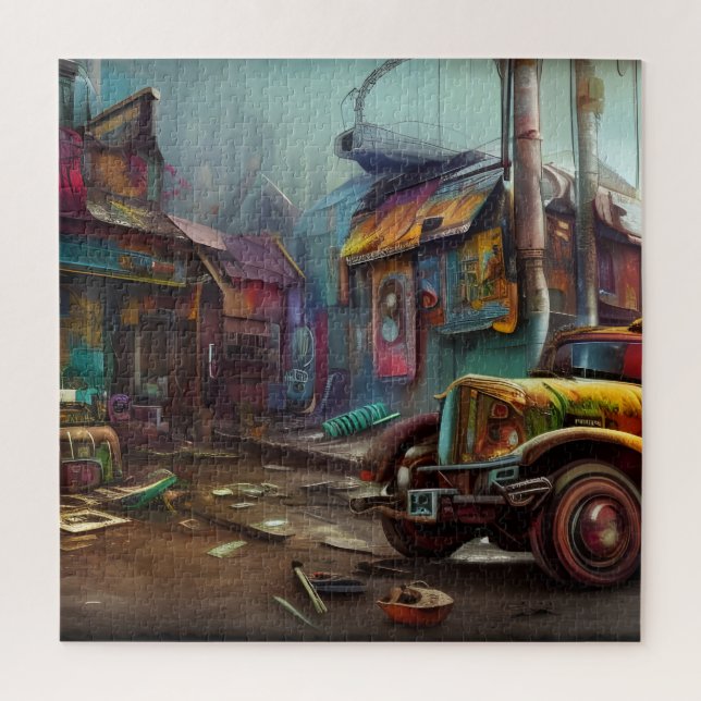 Puzzle Steampunk Junk Yard (Vertical)