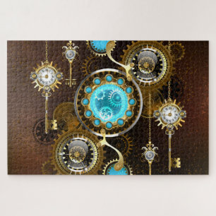 Puzzle Steampunk Rusty Background