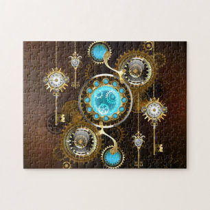 Puzzle Steampunk Rusty Background