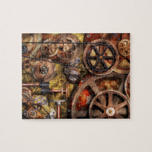 Puzzle Steampunk - vitesses - fonctionnements intérieurs