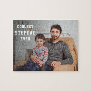 Puzzle Stepdad le plus froid jamais personnalisé photo pa