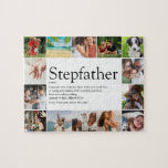 Puzzle Stepfather, Stepdad Définition 14 Photo Fun<br><div class="desc">14 photo collage jigsaw pour vous de personnaliser pour votre beau-père spécial, stepdad, ou papa pour créer un cadeau unique pour la Fête des pères, les anniversaires, Noël ou n'importe quel jour vous voulez montrer combien il signifie pour vous. Une façon parfaite de lui montrer à quel point il est...</div>