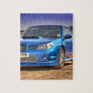 Puzzle STi de Subaru Impreza "Hawkeye" dans le bleu