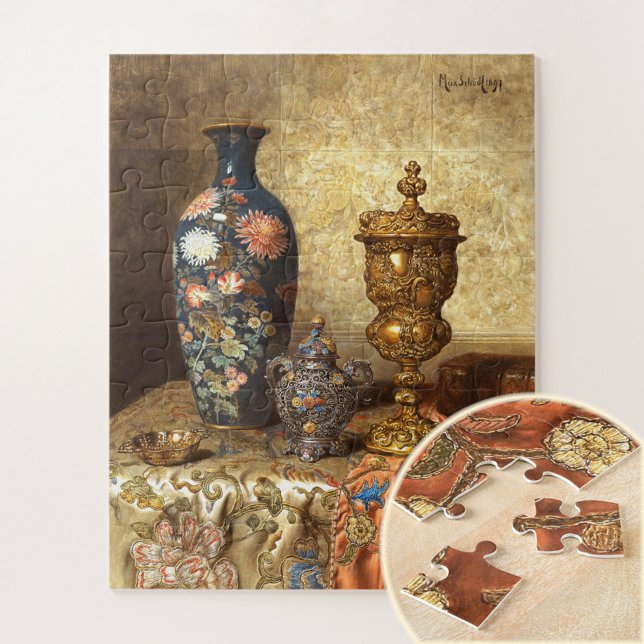 Puzzle Still Life avec Cloisonné Vase, (Créateur téléchargé)