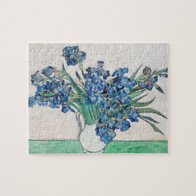 Puzzle Still Life : Vase with Irises par Vincent van Gogh (Horizontal)