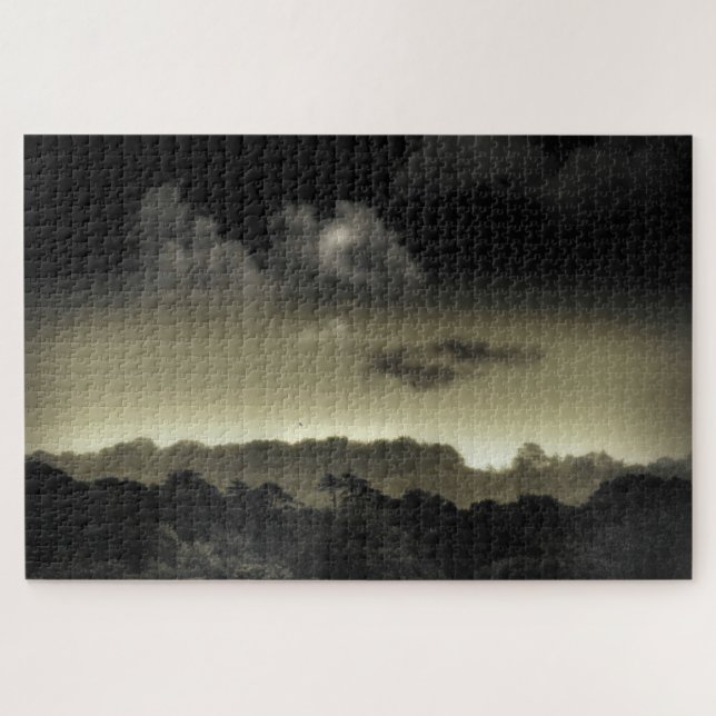 Puzzle Stocké dans le nuage. (Horizontal)
