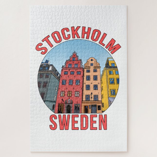 Puzzle Stockholm Suède (Vertical)