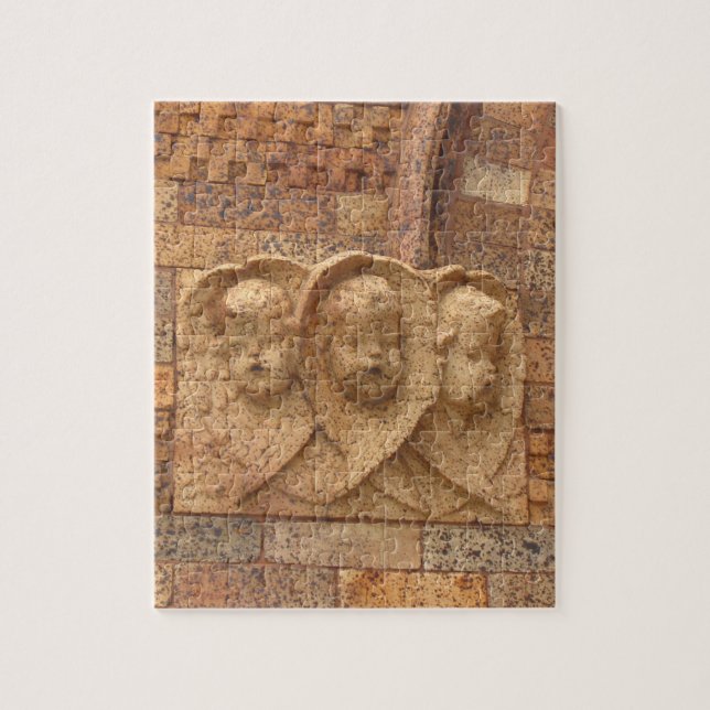 Puzzle Stone Citizens trois nourrissons en granit (Vertical)