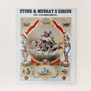 Puzzle Stone & Murray's Circus, Circa 1870.