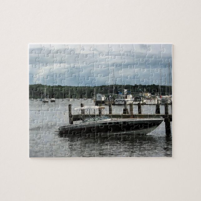 Puzzle Stormy Day à Harbour Essex CT (Horizontal)