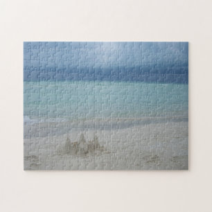 Puzzle Stormy Sandcastle Beach Landscape