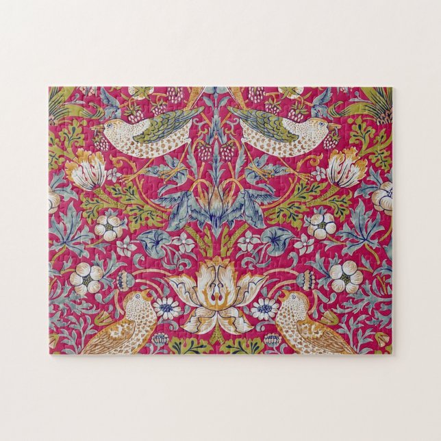 Puzzle Strawberry Thief, William Morris (Horizontal)