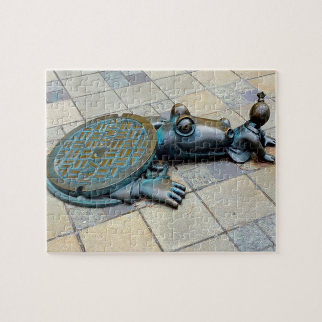 Puzzle Street Art de Brooklyn. (Horizontal)