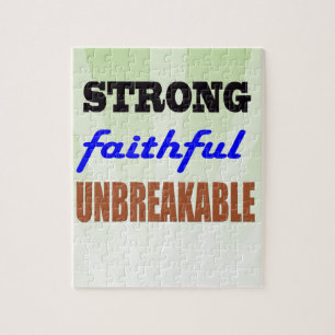 Puzzle Strong Faithful Unbreakable