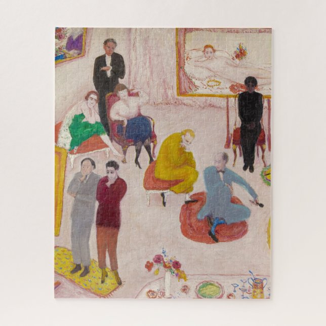 Puzzle Studio Party par Florine Stettheimer (Vertical)