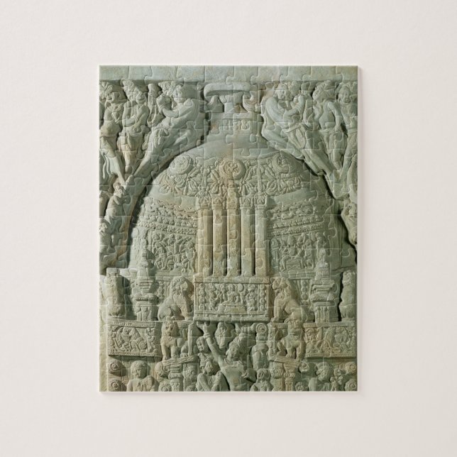 Puzzle Stupa bouddhiste, Nagarjunakonda (chaux) (Vertical)