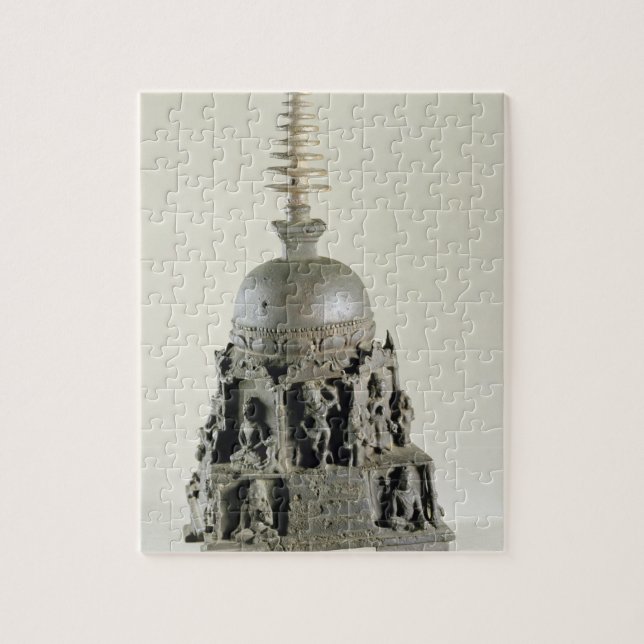 Puzzle Stupa, Pala, Nalanda, le Bihar (bronze) (Vertical)
