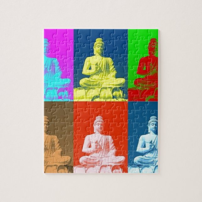 Puzzle Style d'art de bruit de Bouddha (Vertical)