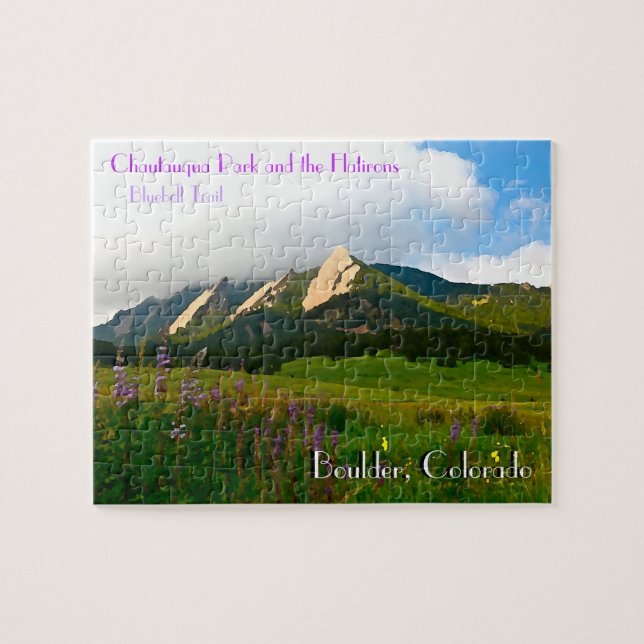 Puzzle Style de cru de Boulder, le Colorado (Horizontal)