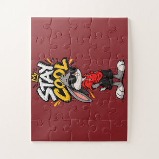 Puzzle Style de rue lapin graphique Restez cool – Urba dr