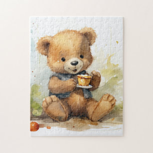 Puzzle Style livre d'histoire Teddy Bear Jigsaw Gift
