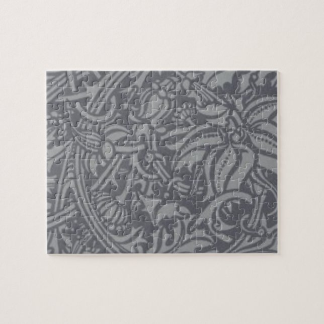 Puzzle Style Scottish Thistle Knot William Morris (Horizontal)
