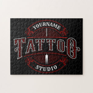 Puzzle Style traditionnel AJOUTER LE NOM Tattoo Studio Sh