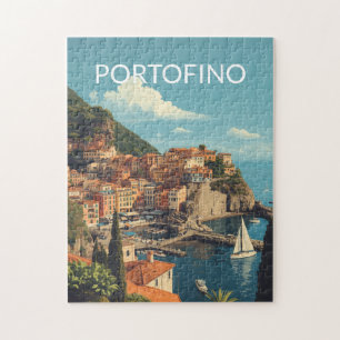 Puzzle Style Vintage Portofino Gênes Italie