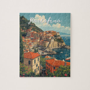 Puzzle Style Vintage Portofino Gênes Italie