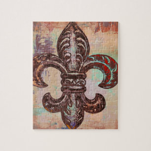 Puzzle Stylish Fleur De Lis Design