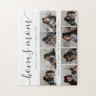 Puzzle Stylish Photo Collage Stepmaman Love Fun Mothers D