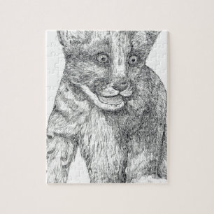 Puzzle Stylo Tiger Cub et encre